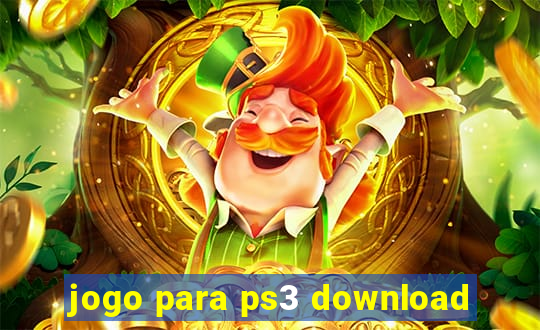 jogo para ps3 download