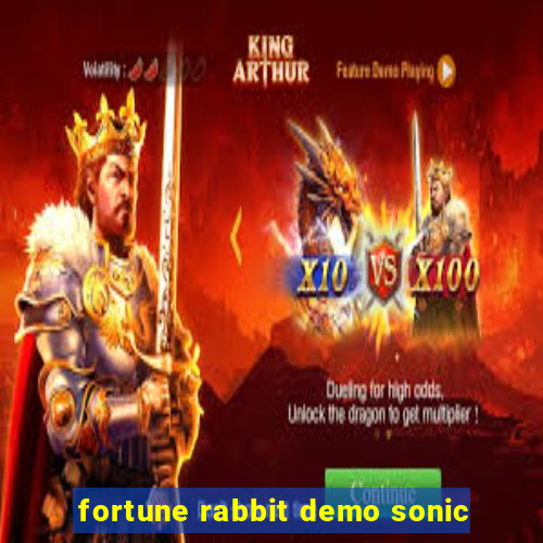 fortune rabbit demo sonic