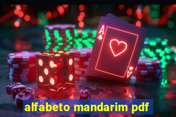 alfabeto mandarim pdf