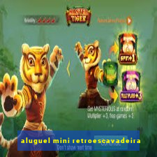 aluguel mini retroescavadeira