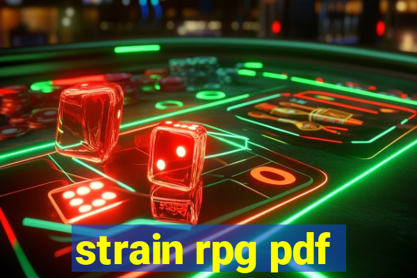 strain rpg pdf