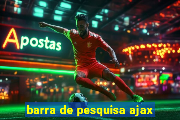 barra de pesquisa ajax