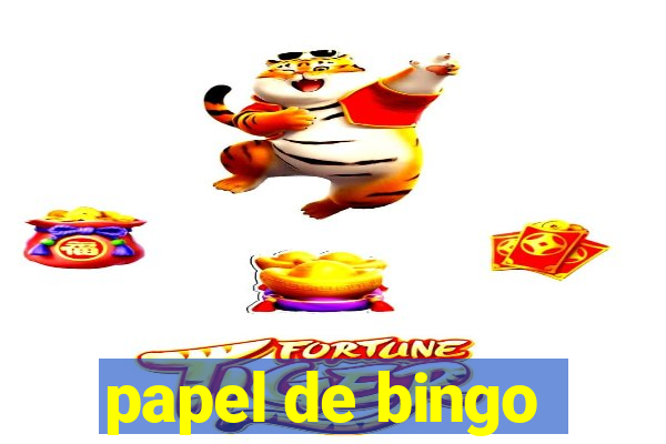 papel de bingo