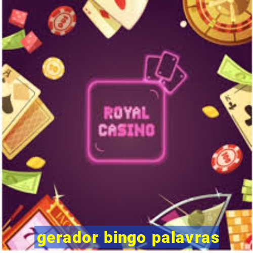 gerador bingo palavras