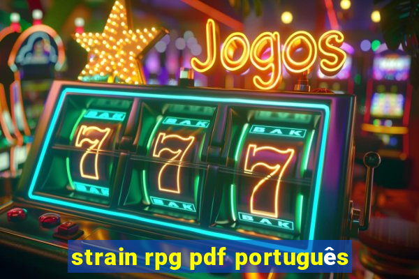 strain rpg pdf português